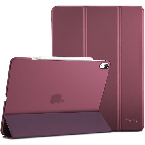 ProCase Hülle für iPad Air 13 Zoll (M3/M2 2025/2024), Dreifache Schutzhülle Case für 13" iPad Air M3 2025/ M2 2024, Dünn Leicht Smart Cover mit Translucent Frosted Rückhülle -Vine von ProCase