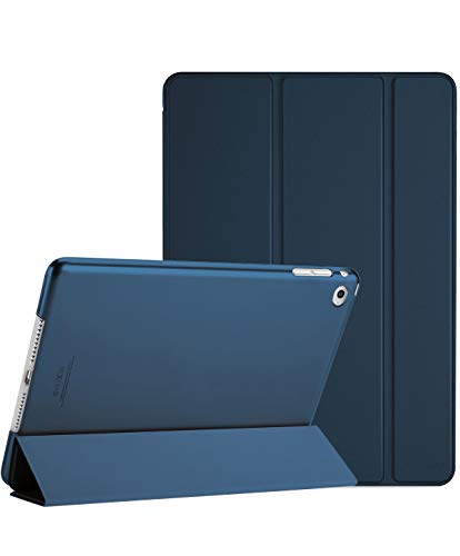 ProCase Hülle für iPad Air 2 (2014 Release), Leichte Stand Schutzhülle Shell mit Translucent Frosted Rückhülle,Automatischem Schlaf/Aufwach, Case Cover für iPad Air 2 (A1566 A1567) -Navy von ProCase