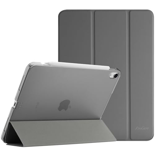 ProCase Hülle für iPad Air 5. Generation 2022/ iPad Air 4. 2020 10.9 Zoll, Schutzhülle Smart Case Cover -Grau von ProCase