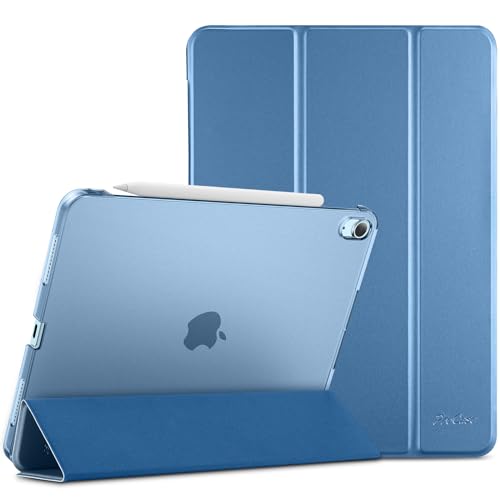 ProCase Hülle für iPad Air 11 Zoll M2 2024/ iPad Air 5. Generation 2022/ iPad Air 4. Generation 2020 10.9 Zoll, Schutzhülle Smart Case Cover Kompatibel mit iPad Air 11 / Air 5 / Air 4 -Blau von ProCase