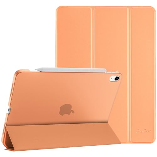 ProCase Hülle für iPad Air 5. Generation 2022/ iPad Air 4. Generation 2020 10.9 Zoll, Schutzhülle Smart Case Cover Kompatibel mit iPad Air 5 4 -Orange von ProCase