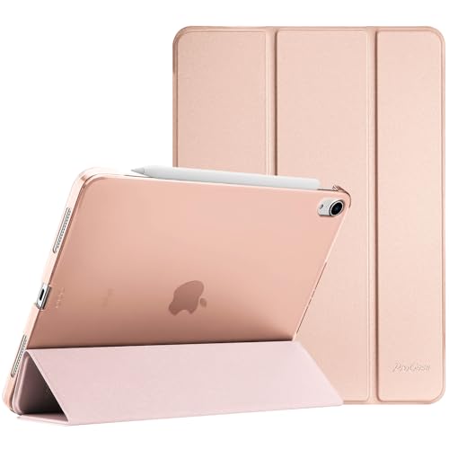 ProCase Hülle für iPad Air 5. Generation 2022/ iPad Air 4. Generation 2020 10.9 Zoll, Schutzhülle Smart Case Cover Kompatibel mit iPad Air 5 4 -Roségold von ProCase