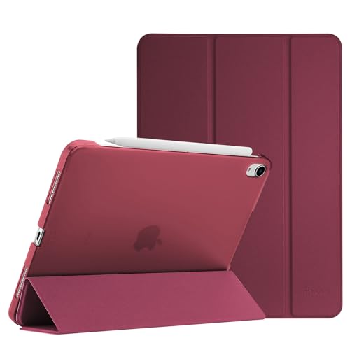 ProCase Hülle für iPad Air 5. Generation 2022/ iPad Air 4. Generation 2020 10.9 Zoll, Schutzhülle Smart Case Cover Kompatibel mit iPad Air 5 4 -Wein von ProCase
