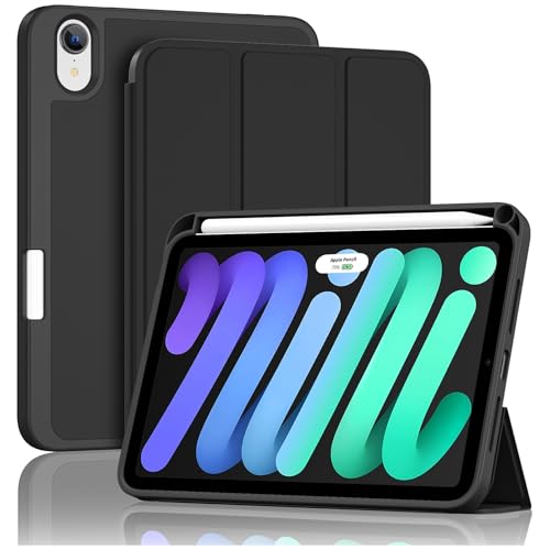 ProCase Hülle für iPad Mini 7 A17 Pro 2024 / iPad Mini 6 2021, 8,3 Zoll iPad Mini 7th/6th Gen Schutzhülle, Smart Case Cover für iPad Mini 7/6 8,3” -Schwarz ProCase Hülle für iPad Mini 7 A17 Pro 2024 / iPad Mini 6 2021, 8,3 Zoll iPad Mini 7th/6th Gen Schutzhülle, Smart Case Cover für iPad Mini 7/6 8,3” -Schwarz von ProCase