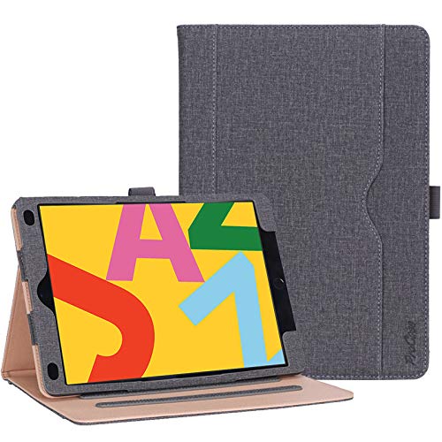 ProCase Klapp Hülle für iPad 10.2 Zoll 2021 9th /2020 8th /2019 7th Gen, Vintage PU-Leder Ständer Schutzhülle Folio Case Cover -Grau ProCase Klapp Hülle für iPad 10.2 Zoll 2021 9th /2020 8th /2019 7th Gen, Vintage PU-Leder Ständer Schutzhülle Folio Case Cover -Grau von ProCase