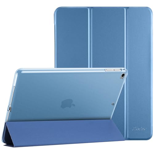 ProCase Soft Hülle für iPad 9.7 Zoll 6. Generation 2018/5. Generation 2017 /iPad Air 1/2 Modell A1822 A1823 A1893 A1474 A1475, Weich TPU Schutzhülle Case Cover für iPad 6 / iPad 5 -Blau von ProCase