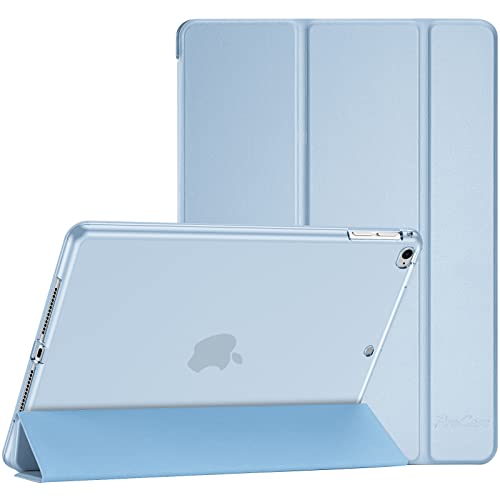 ProCase Soft Hülle für iPad 9.7 Zoll 6. Generation 2018/5. Generation 2017 /iPad Air 1/2 Modell A1822 A1823 A1893 A1474 A1475, Weich TPU Schutzhülle Case Cover für iPad 6 / iPad 5 -Himmelblau von ProCase