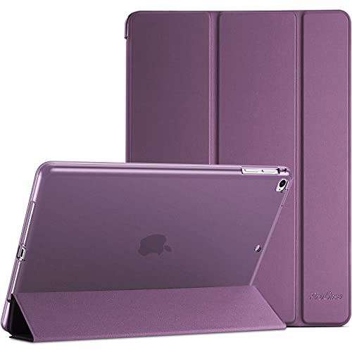 ProCase Soft Hülle für iPad 9.7 Zoll 6. Generation 2018/5. Generation 2017 /iPad Air 1/2 Modell A1822 A1823 A1893 A1474 A1475, Weich TPU Schutzhülle Case Cover für iPad 6 / iPad 5 -Lila von ProCase