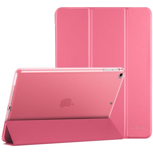 ProCase Soft Hülle für iPad 9.7 Zoll 6. Generation 2018/5. Generation 2017 /iPad Air 1/2 Modell A1822 A1823 A1893 A1474 A1475, Weich TPU Schutzhülle Case Cover für iPad 6 / iPad 5 -Melonenrosa von ProCase