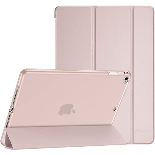 ProCase Soft Hülle für iPad 9.7 Zoll 6. Generation 2018/5. Generation 2017 /iPad Air 1/2 Modell A1822 A1823 A1893 A1474 A1475, Weich TPU Schutzhülle Case Cover für iPad 6 / iPad 5 -Rosa von ProCase