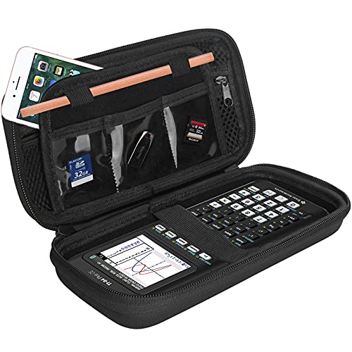 ProCase Tasche für Texas Instruments TI-Nspire CX, TI Nspire CX II-T, TI-82, TI-83, TI-83 Premium CE, TI-84, TI-85, TI-86, TI-89, Hülle für Casio Graph 25+ E, 35+ E, 35+ E II, 90+ E, HP Prime -Schwarz von ProCase