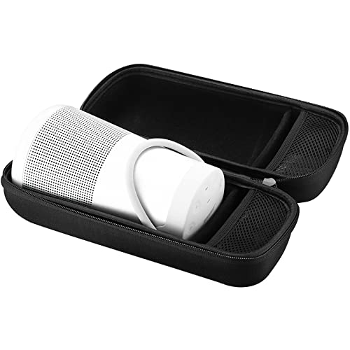 ProCase Tragetasche für Bose SoundLink Revolve Lautsprecher,Reisetasche Stoßfest Tasche für Kabellos Lautsprecher, passend für Wandladegerät und USB Kabel -Schwarz von ProCase