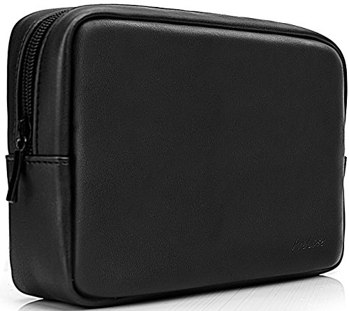 ProCase Zubehör Tasche Organizer Power Bank Hülle, Electronics Zubehör Travel Gear Organisieren Hülle, Kabel Management Festplatte Tasche – Schwarz von ProCase