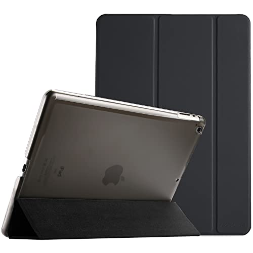ProCase iPad 2 iPad 3 iPad 4 Hülle, Ultra Dünn Leicht Stand Hülle mit Transluzent Frosted Rückseite Smart Cover für 9.7" Apple iPad 2, iPad 3, iPad 4 –Schwarz ProCase iPad 2 iPad 3 iPad 4 Hülle, Ultra Dünn Leicht Stand Hülle mit Transluzent Frosted Rückseite Smart Cover für 9.7" Apple iPad 2, iPad 3, iPad 4 –Schwarz von ProCase