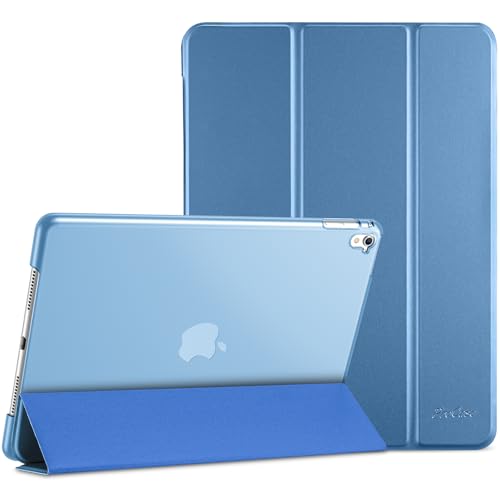 ProCase iPad Pro 9.7 Zoll Ultra Dünn Smart Hülle, Leichte Stand Schutzhülle Shell mit Translucent Frosted Rückhülle für Apple iPad Pro 9.7 (A1673 A1674 A1675) -Blau von ProCase