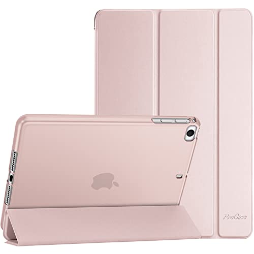 Procase Dünn Hülle für iPad Mini 1 2 3 4 5, Weich Soft TPU Rückseite Abdeckung Schutzhülle, Slim Smart Cover Case -Rosa von ProCase