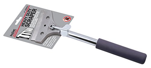 ProDec Advance 100 mm Titan-Hochleistungsschaber mit doppelt dicken Klingen aus gehärtetem Stahl, robustem Chromschaft mit weichem Griff, für maximale Schableistung von ProDec Advance