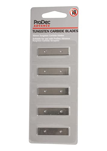 ProDec Advance 5er-Pack Klingen für zweischneidigen Wolframcarbid Hochleistungsschaber von ProDec Advance