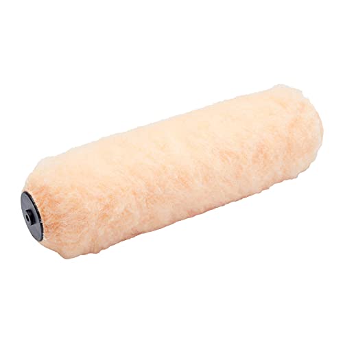 ProDec Contractor 300 mm prof. extralangflorige Polyester-Doppelarm-Farbrolle hoher Dichte, schnelle Abdeckung mit Dispersionsfarben und Mauerwerkfarben an Innen-/Außenwänden und Decken von ProDec Contractor