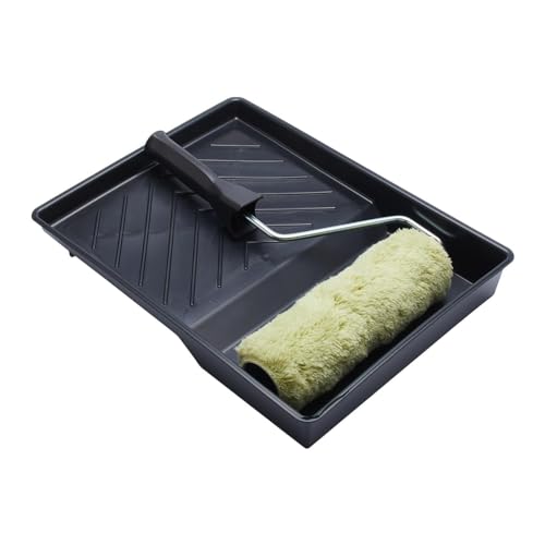 ProDec 225 mm x 44 mm 3-teiliges gewebtes Farbrollen-, Käfigrahmen- und Schalen-Set für schwere Anwendung zum Streichen mit Dispersions- und Mauerwerksfarben an Innen- und Außenwänden und Decken ProDec 225 mm x 44 mm 3-teiliges gewebtes Farbrollen-, Käfigrahmen- und Schalen-Set für schwere Anwendung zum Streichen mit Dispersions- und Mauerwerksfarben an Innen- und Außenwänden und Decken von ProDec