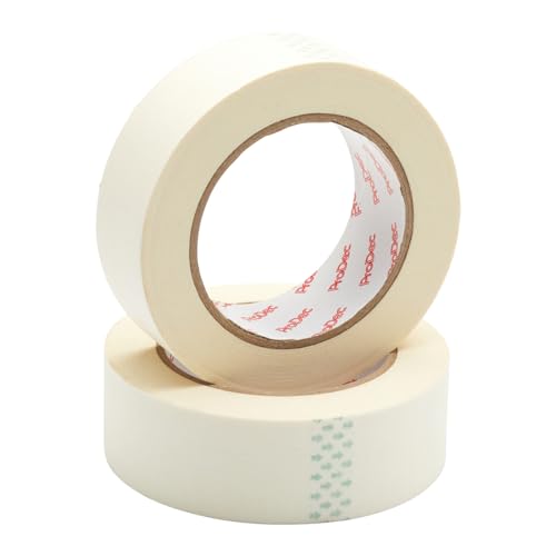 ProDec Doppelpack 1,5 Zoll x 50 m Multi-Oberflächen-Abdeckband zum Malen, Malerband für scharfe Farblinien, Malerband, Maler-Abdeckband, Farbband, 38 mm breites Abdeckband ProDec Doppelpack 1,5 Zoll x 50 m Multi-Oberflächen-Abdeckband zum Malen, Malerband für scharfe Farblinien, Malerband, Maler-Abdeckband, Farbband, 38 mm breites Abdeckband von ProDec