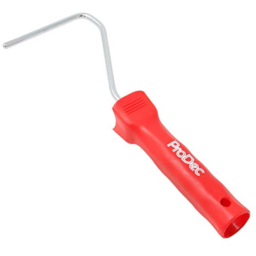 ProDec Mini-Farbrollenrahmen, 100 mm, kompatibel mit allen Mini-Farbrollern – 250 mm lang, universelle verchromte Steckstange mit 6 mm Durchmesser, mit Griff in Handwerksqualität ProDec Mini-Farbrollenrahmen, 100 mm, kompatibel mit allen Mini-Farbrollern – 250 mm lang, universelle verchromte Steckstange mit 6 mm Durchmesser, mit Griff in Handwerksqualität von ProDec