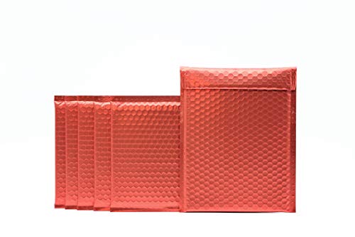 ProLine Luftpolster-Versandtaschen, matt, Metallic-Rot, 21,6 x 30,5 cm 8.5x12 rot ProLine Luftpolster-Versandtaschen, matt, Metallic-Rot, 21,6 x 30,5 cm 8.5x12 rot von ProLine Packaging