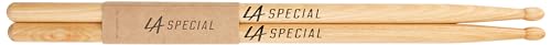 LA Specials Drumsticks | Schlagzeug Sticks | 5B Hickory Drumsticks, ovaler Holzkopf, drei Paare von ProMark