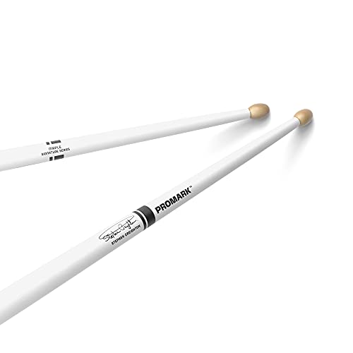 ProMark Drumsticks | Schlagzeug Sticks | PBSC-WHT Stephen Creighton Pipe Band Stick, weiß von ProMark