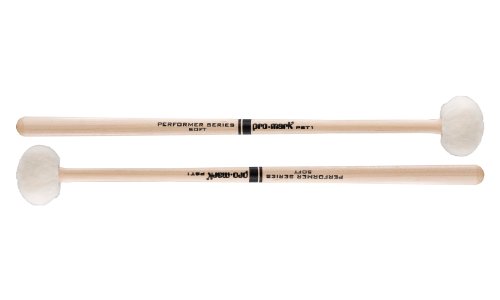 ProMark Drumsticks | Schlagzeug Sticks | PST1 Performer Series Timpani Marching Schlagstock, soft von ProMark