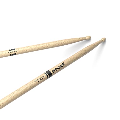 ProMark Drumsticks | Schlagzeug Sticks | PW2BW Drumsticks Eichenholz mit Wood Tip von ProMark