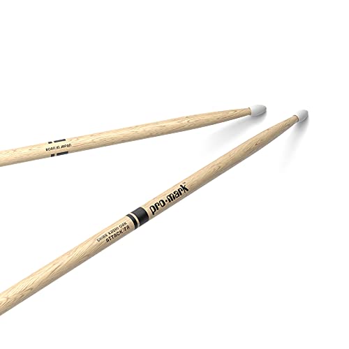 ProMark Drumsticks | Schlagzeug Sticks | PW7AN Drumsticks Eichenholz mit Nylon Tip von ProMark