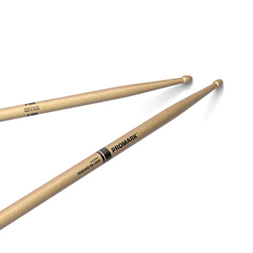 ProMark Drumsticks | Schlagzeug Sticks | Rebound 2B Long Hickory Drumstick, Eichelholzspitze von ProMark