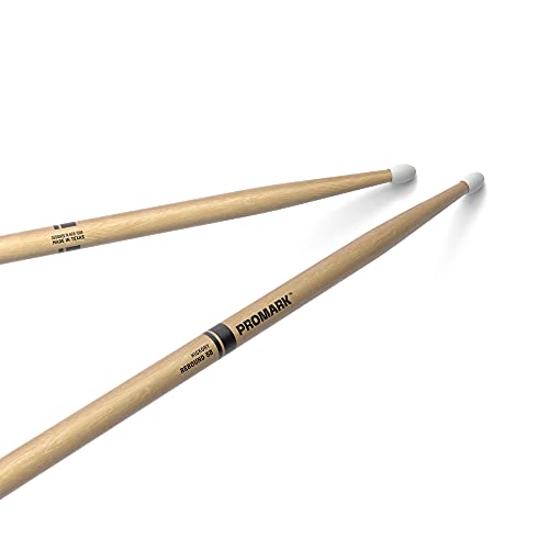ProMark Drumsticks | Schlagzeug Sticks | Rebound 5B Hickory Drumstick, ovale Nylonspitze von ProMark