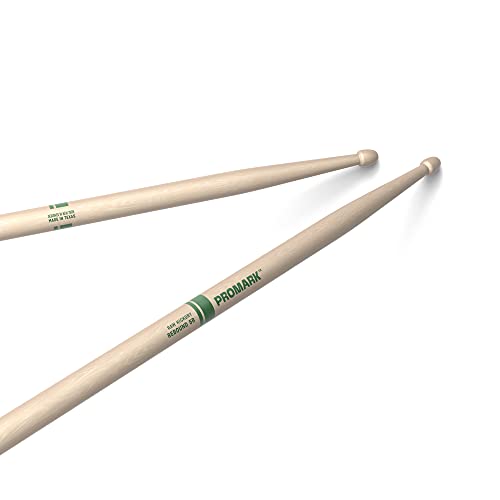ProMark Drumsticks | Schlagzeug Sticks | Rebound 5B Raw Hickory Drumstick Eichelholzspitze von ProMark