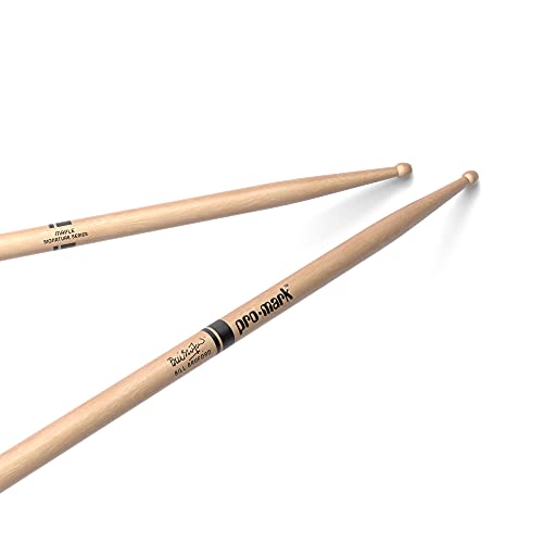 ProMark Drumsticks | Schlagzeug Sticks | SD4W Bill Bruford Signature Schlagzeugstöcke aus Ahornholz mit Holztip von ProMark
