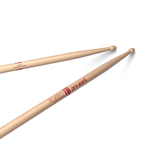 ProMark Drumsticks | Schlagzeug Sticks | SD531W Jason Bonham Signature Schlagzeugstöcke aus Ahornholz mit Holztip, Wood Tip von ProMark