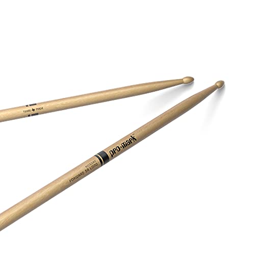 ProMark Drumsticks - Schlagzeug Sticks - Schlagzeugsticks - Klassischer Vorwärts Hickory 5A Long Drum Sticks - Wood Drum Sticks for Adults & Youth - Ovale Holzspitze - 1 Paar von ProMark