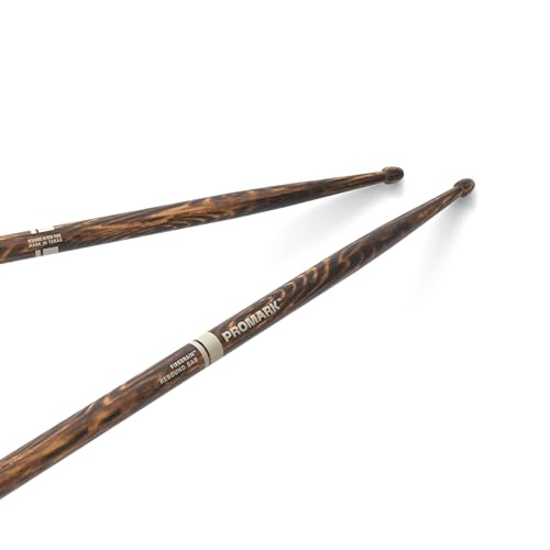ProMark FireGrain Hickory Rebound 5AB Drumsticks – Verbesserte Haltbarkeit für intensives Trommeln – Eichelholzspitze – Ausgewogenes Design – 1 Paar ProMark FireGrain Hickory Rebound 5AB Drumsticks – Verbesserte Haltbarkeit für intensives Trommeln – Eichelholzspitze – Ausgewogenes Design – 1 Paar von ProMark