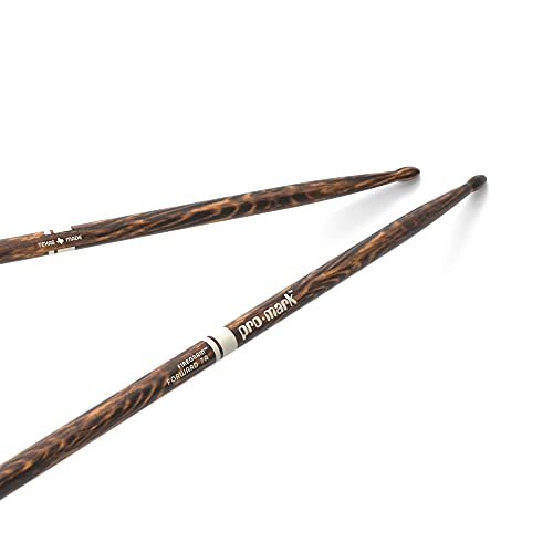 ProMark Schlagzeug Sticks - Classic 7A Drum Sticks - FireGrain - Keine übermäßige Vibration - Lackierung, Ovale Holzspitze, Hickoryholz - 1 Paar ProMark Schlagzeug Sticks - Classic 7A Drum Sticks - FireGrain - Keine übermäßige Vibration - Lackierung, Ovale Holzspitze, Hickoryholz - 1 Paar von ProMark