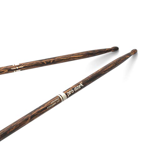 ProMark Schlagzeug Sticks - Classic Forward 747 Drum Sticks - FireGrain - Keine übermäßige Vibration - Lackierung, Ovale Holzspitze, Hickoryholz - 1 Paar ProMark Schlagzeug Sticks - Classic Forward 747 Drum Sticks - FireGrain - Keine übermäßige Vibration - Lackierung, Ovale Holzspitze, Hickoryholz - 1 Paar von ProMark