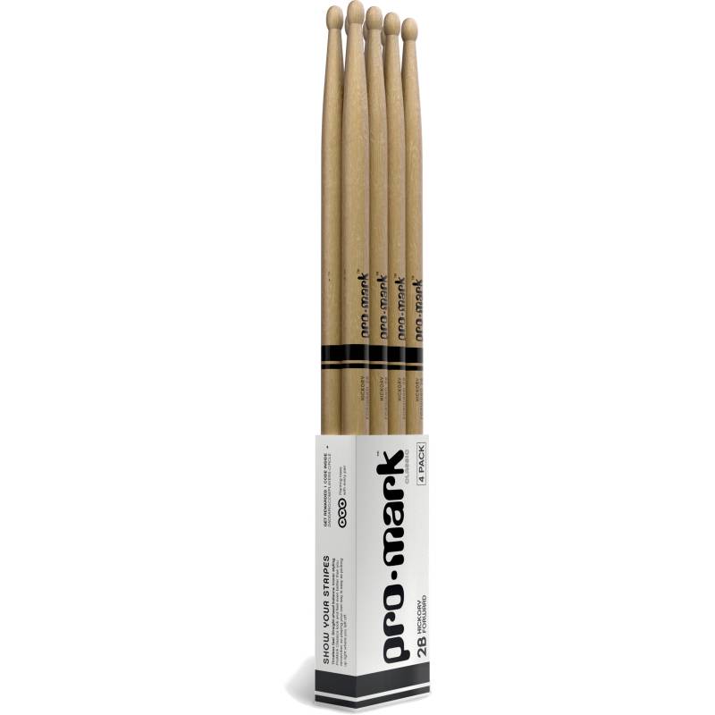 ProMark TX2BW-4P Classic Forward 2B Drumsticks (x4 Pairs) von ProMark