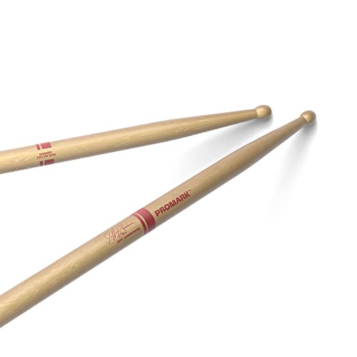 Promark TXDC8W Hickory DC8 Jeff Ausdemore Schlagzeugstock mit Holzkopf von ProMark