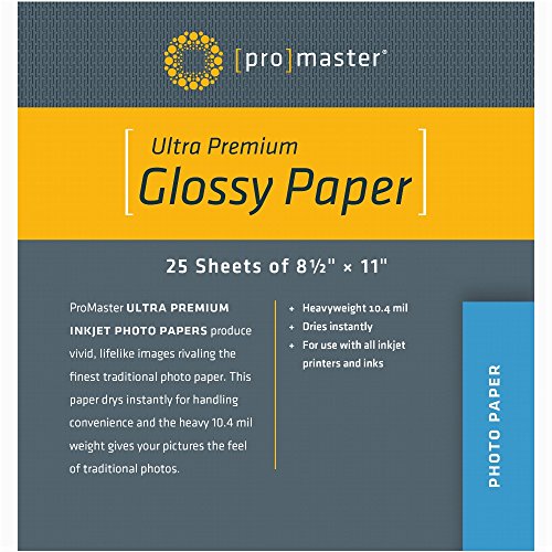 photoimage Pro glossy Inkjet Papier ~ 8,5 x 11, 25 Blatt von ProMaster