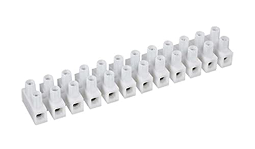 Klemmleiste weiß 12 polig 60A - 25 mm² U-Form 380 V 10 Stück Klemmleiste weiß 12 polig 60A - 25 mm² U-Form 380 V 10 Stück von ProPart
