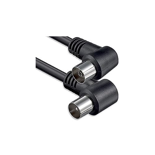 ProPart Antennenkabel TV IEC 5M SP-PR 90 ° Schwarz von ProPart