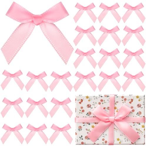 120 Stück Mini-Schleifen zum Basteln mit Klebepunkten, kleine Satinband-Schleifen für Geschenkverpackungen, Kuchendekorationen, Nähen, Scrapbooking, Kartenherstellung, Hochzeitsschleife 120 Stück Mini-Schleifen zum Basteln mit Klebepunkten, kleine Satinband-Schleifen für Geschenkverpackungen, Kuchendekorationen, Nähen, Scrapbooking, Kartenherstellung, Hochzeitsschleife von ProSuites