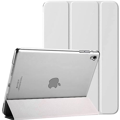 Schutzhülle für Apple iPad 9. / 8. / 7. Generation (2021/2020/2019) (10,2 Zoll) Smart Magnetic Ultra Slim Stand Cover Auto Wake/Sleep für iPad 9 / iPad 8 / iPad 7 (weiß) von ProTech