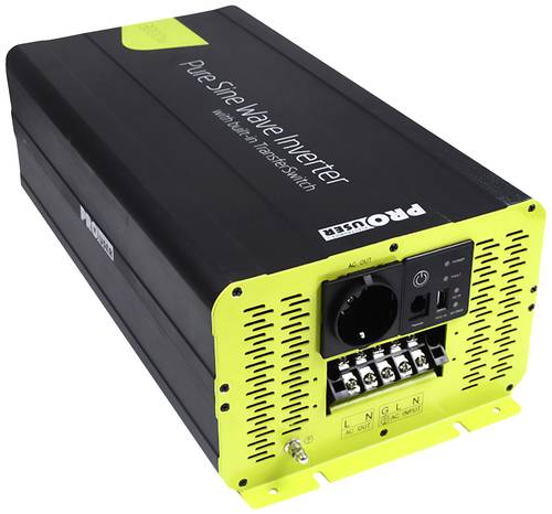 ProUser Wechselrichter PSI3000TX 3000W 12V - 230 V/AC inkl. Fernbedienung, USV-Funktion, Netzvorrang ProUser Wechselrichter PSI3000TX 3000W 12V - 230 V/AC inkl. Fernbedienung, USV-Funktion, Netzvorrang von ProUser