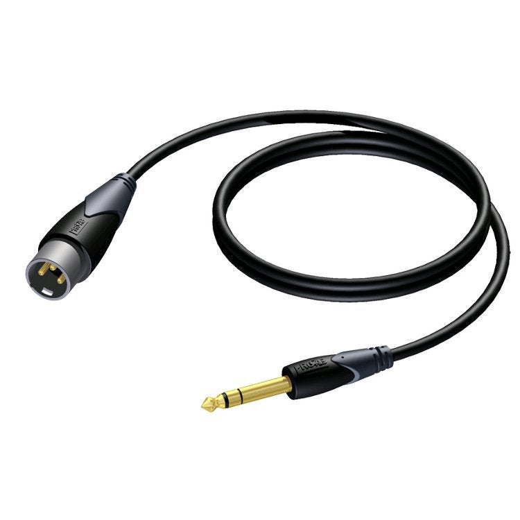 Procab CLA724 Classic Adapterkabel 6,3 mm Stereoklinke - XLR, 10 m von Procab
